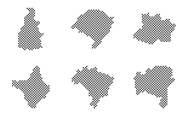 states of brazil dots