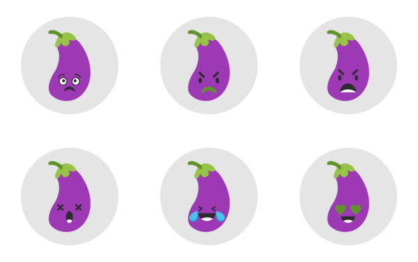 eggplant emoji