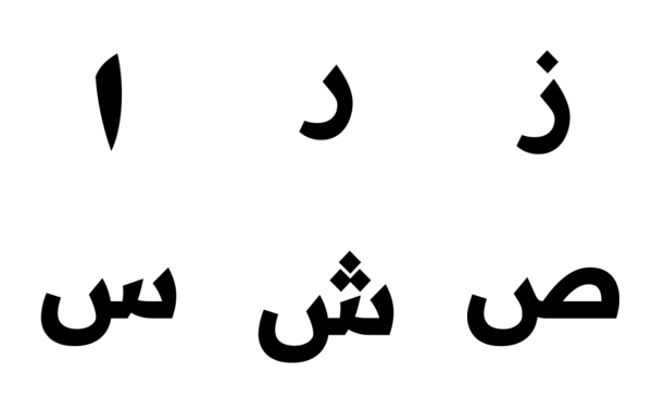 arabic alphabets