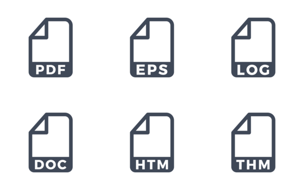 file formats set 1