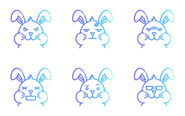 emoji rabbit