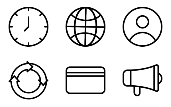 icon packbusiness black outline