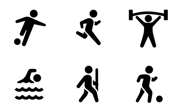 workout activities glyph