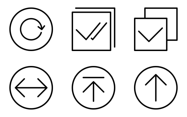 arrows  elements outline