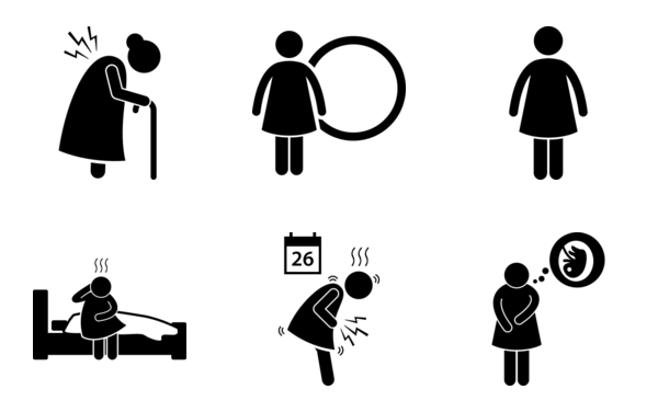 Woman sickness illness and diseases Woman sickness illness and diseases