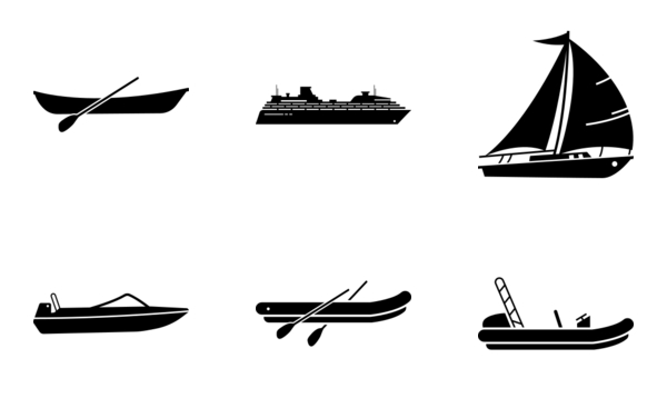 Water transportation ship and boat type