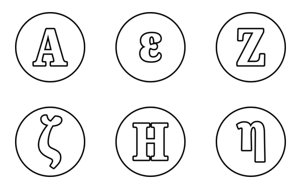 greek alphabets