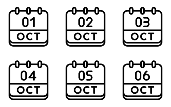 october calendar