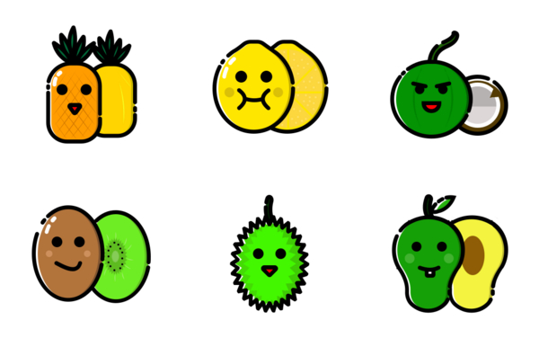 cute fruits