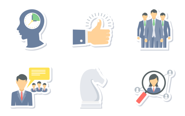 office  business sticker icons part 2