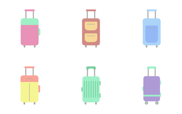 color luggage