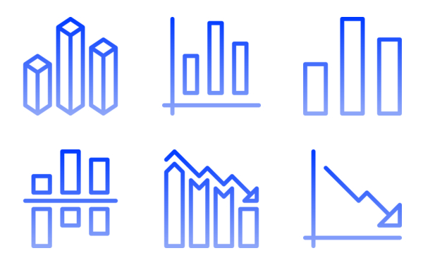 chart gradient icon