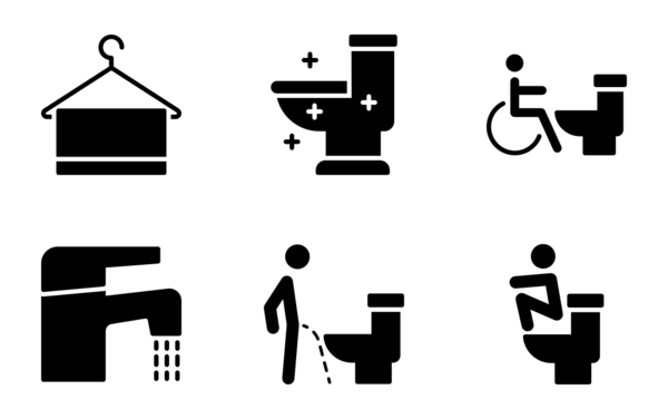 toilet glyph