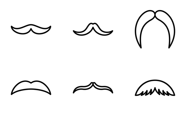 moustache outline