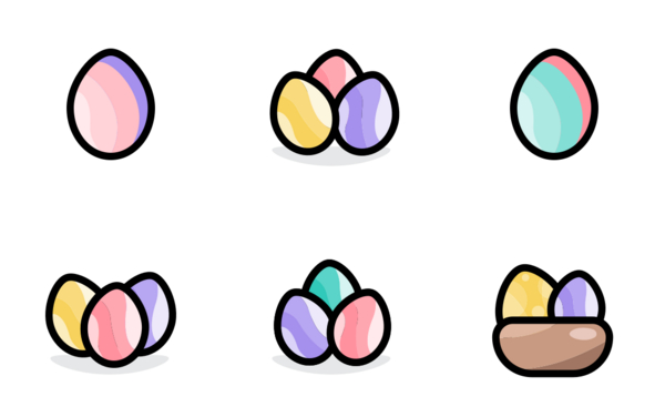 easter egg  fill outline