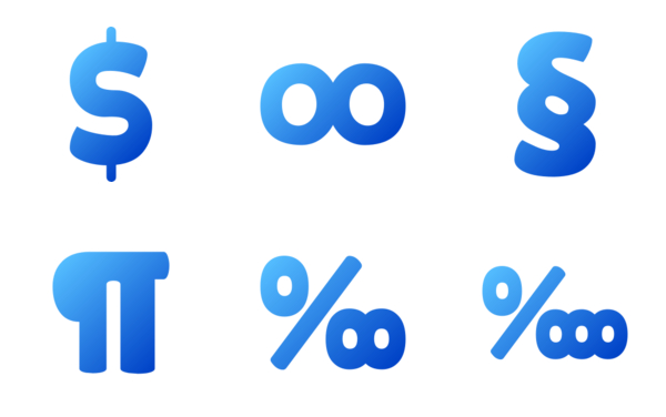 special characters and mathematical symbols