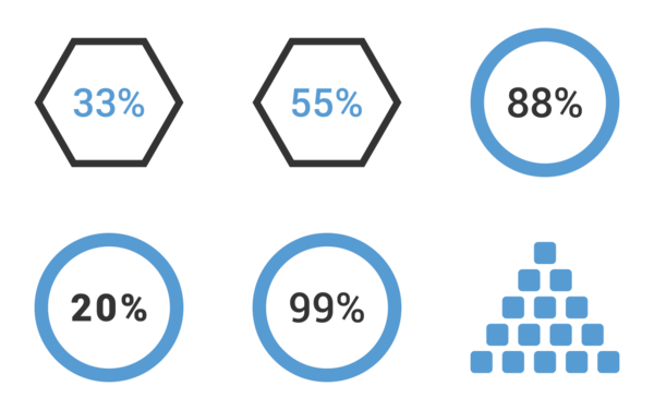 infographic pie chart