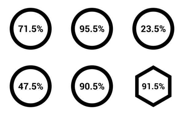 infographic bar  pie chart