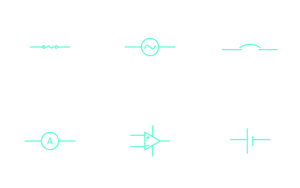 electrical circuit symbols