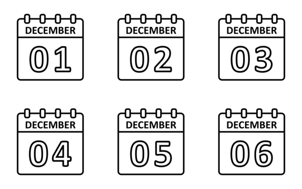 calendar of december