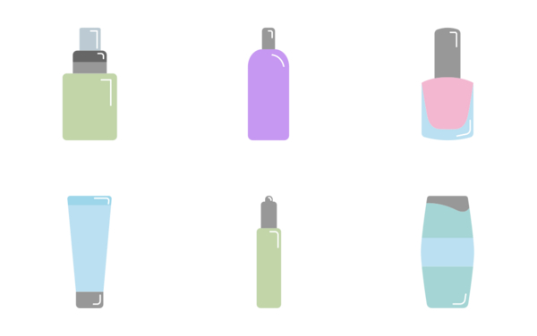 color products bottle