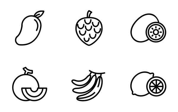 fruit outline