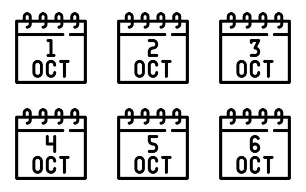 october calendar