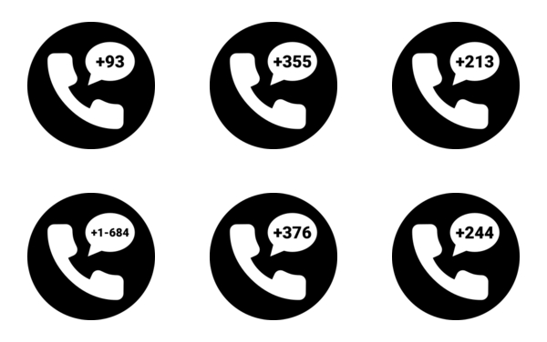 country dial code