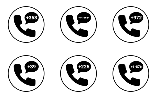 country dial code