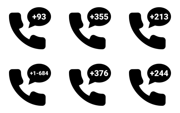 country dial code