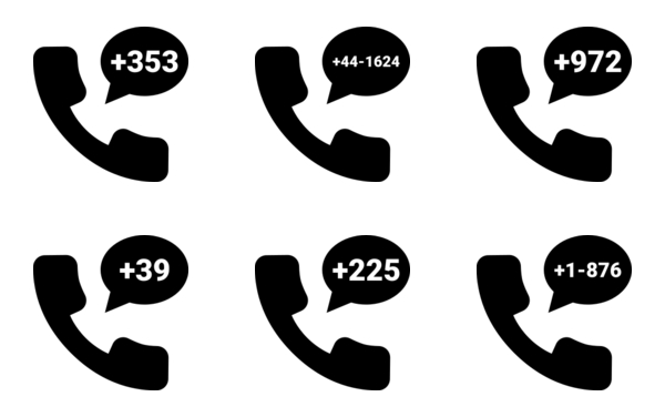 country dial code