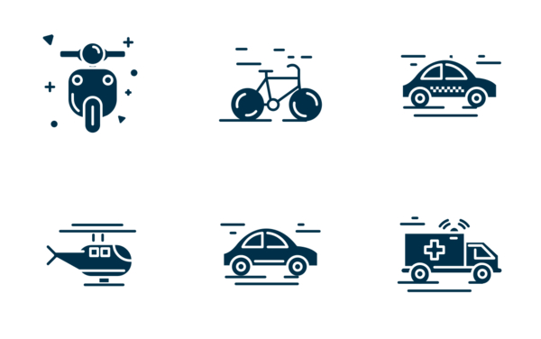 15 transportation glyph