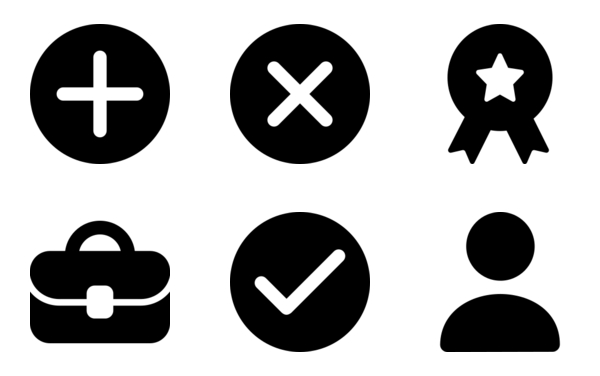 corporate filled icons