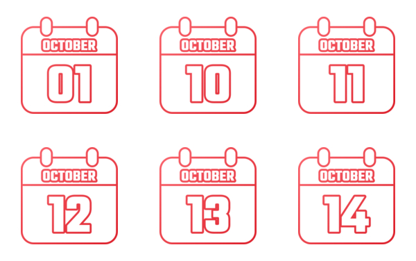 Calendar of October