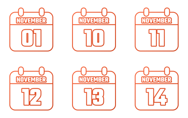 Calendar of November