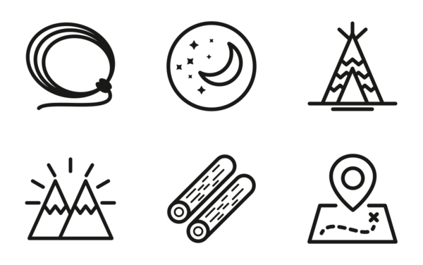 camping icons