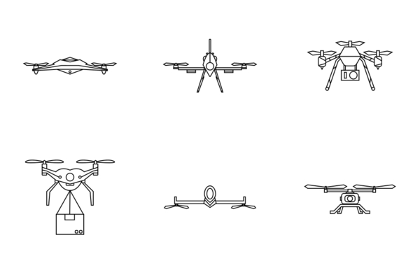 front drones