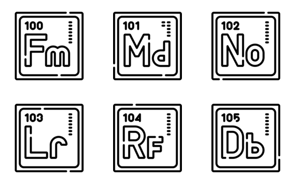 periodic table symbols