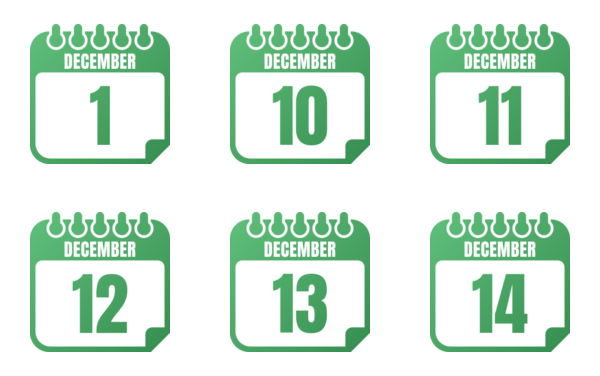 Calendar of December