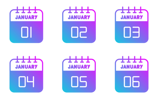 january calendar