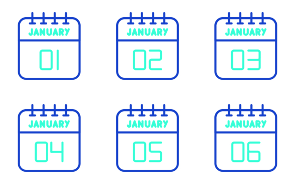 january calendar