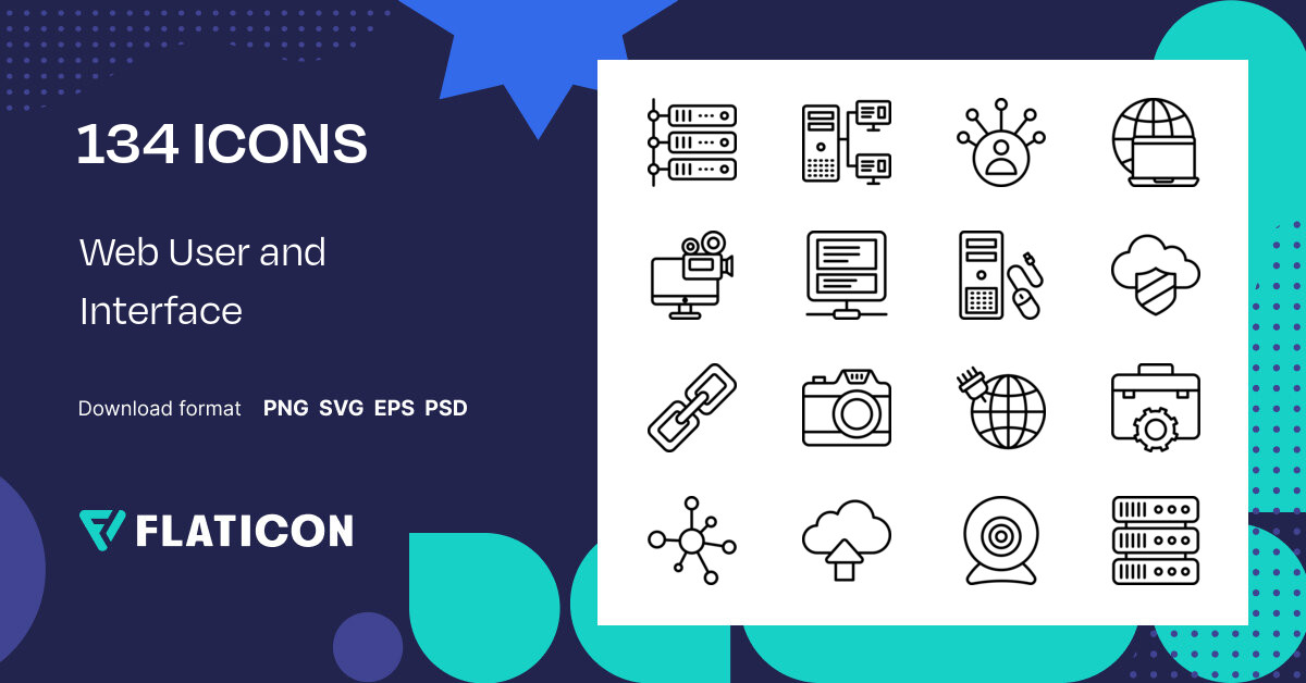 Web User and Interface Icon Pack | Black outline | +130 .SVG Icons