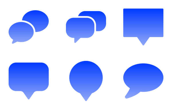 speech bubbles