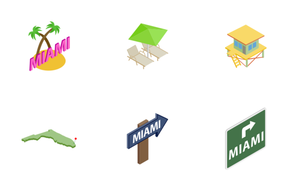 miami  isometric miami  isometric