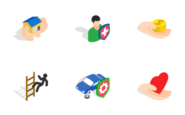 insurance  isometric