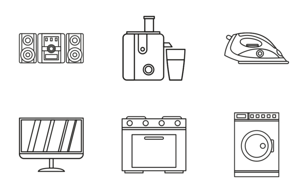 household appliances  outline