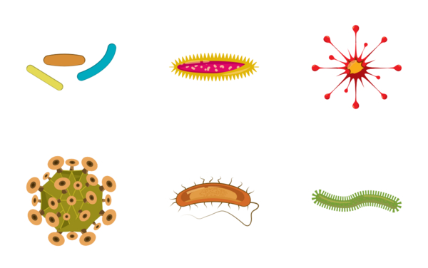 virus bacteria  cartoon virus bacteria  cartoon