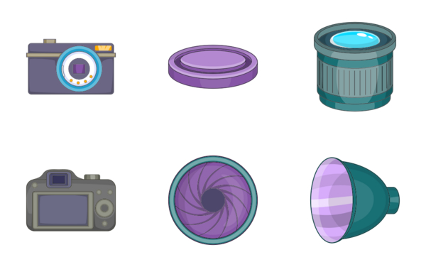 photo studio  cartoon style