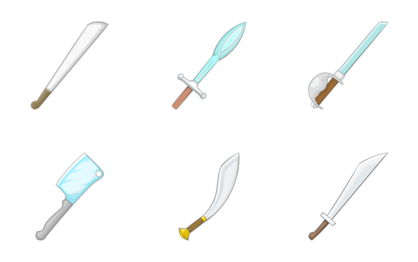 Steel arms cartoon style Steel arms cartoon style