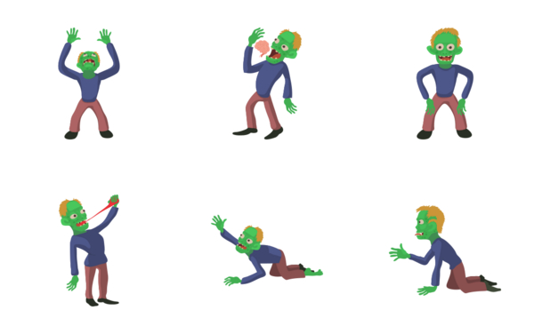 zombie poses